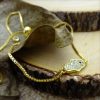Gold Swarovski Crystal Hamsa Bracelet