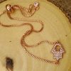 Rose-Gold Swarovski Crystal Cut-out Hamsa Bracelet