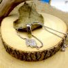 Silver Swarovski Crystal Cut-out Hamsa Bracelet
